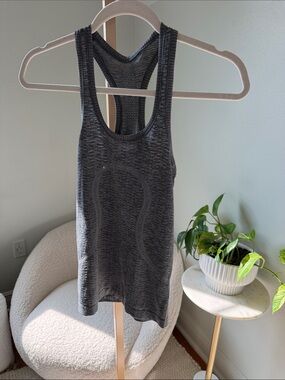 lululemon athletica Charcoal Gray Racerback Tank